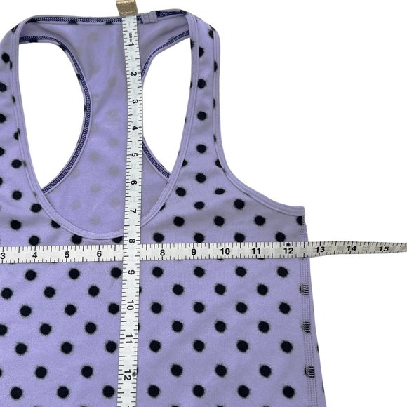 LULULEMON Cool Racerback High Noon Dot Lilac & Black - Picture 6 of 9